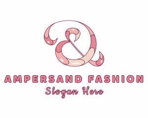 Fashion Ampersand Lettering logo