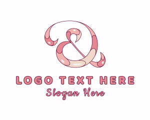 Lettering - Fashion Ampersand Lettering logo design
