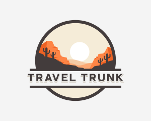 Travel Adventure Desert logo design