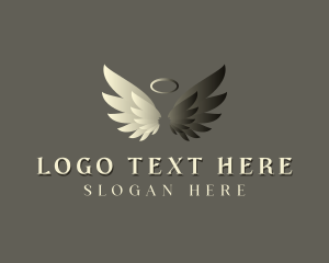 Religious Angel Wings logo