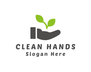 Hand Eco Plant Grow logo