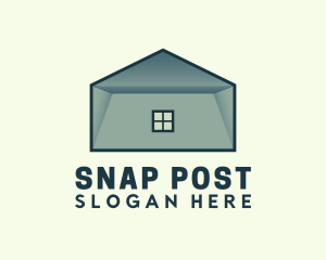 Envelope House Postman logo design