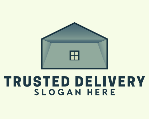 Envelope House Postman logo design