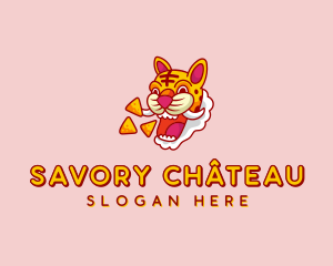 Tiger Snack Chips logo design