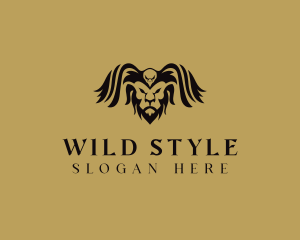 Wild Lion Eagle logo design