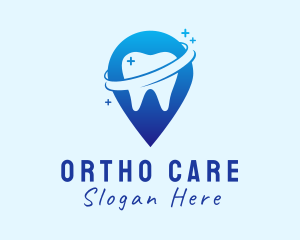 Dental Tooth Location Pin logo