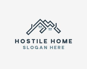 Home Roof Gutter logo design