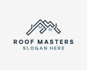 Home Roof Gutter logo design