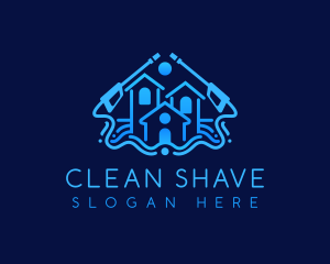 Pressure Wash Cleaning logo design