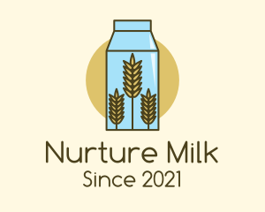 Wheat Milk Product logo design