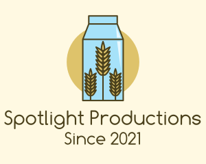Wheat Milk Product logo design
