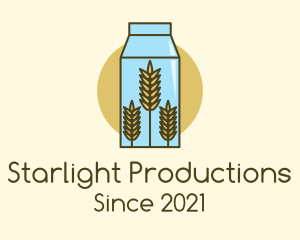 Wheat Milk Product logo design