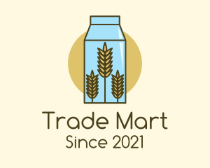 Wheat Milk Product logo design