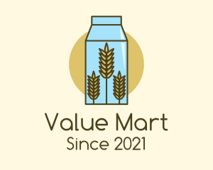 Wheat Milk Product logo design