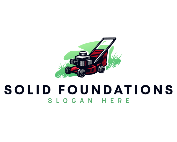 Mowing logo example 3