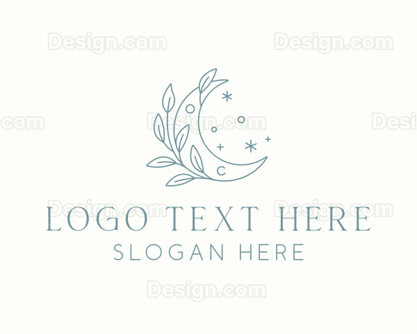 Floral Moon Star Logo