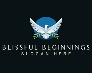 Pigeon Peace Bird logo