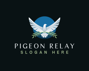 Pigeon Peace Bird logo