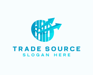 Trading Stock Market Investment logo design
