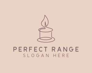 Wellness Spa Candle Logo