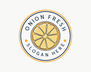 Orange Fruit Slice logo design