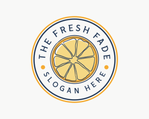 Orange Fruit Slice logo design