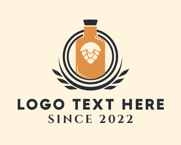 Bourbon logo example 1