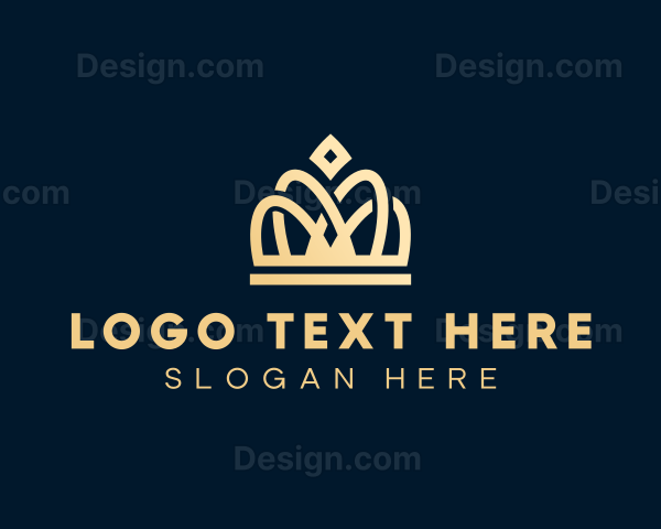 Luxury Pageant Crown Logo