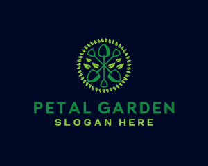 Leaf Shovel Landscaping logo design