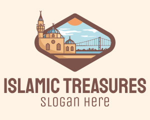 Istanbul City Landmark logo design