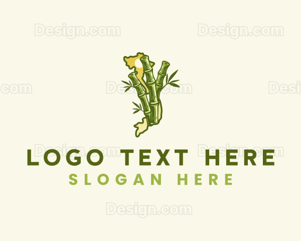 Vietnam Bamboo Plant Logo