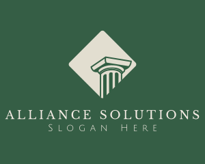 Legal Firm Column logo design