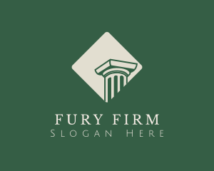 Legal Firm Column logo design