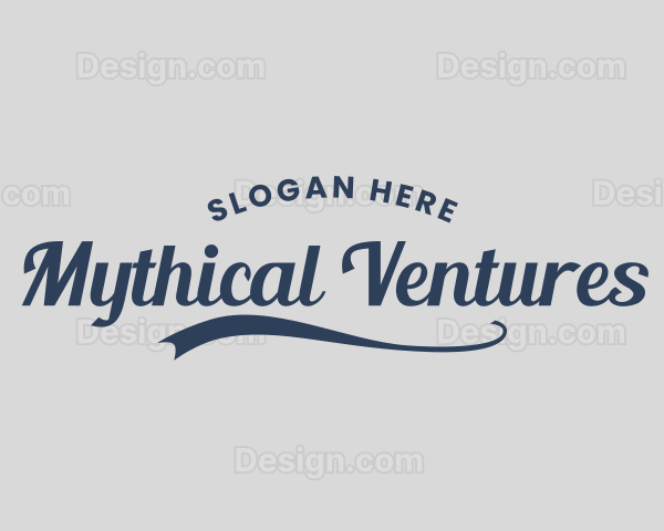 Stylish Business Script Logo