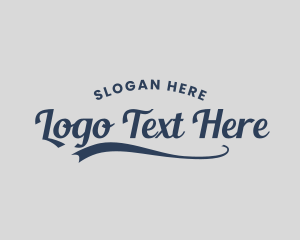 Stylish Business Script logo