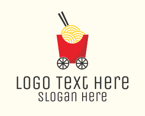 Chinese Noodles Cart  Logo