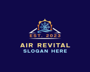 Hvac Air Conditioning logo design