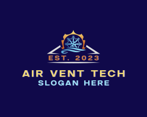 Hvac Air Conditioning logo design