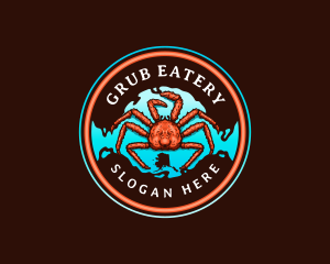 King Crab Seafood Alaska logo design