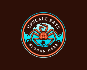 King Crab Seafood Alaska logo design