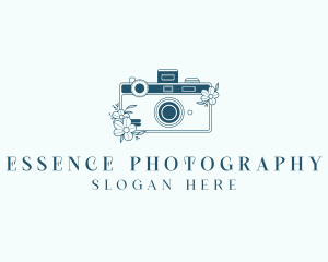 Floral Photographer Camera logo