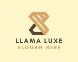 Brown Luxe Diamond logo design