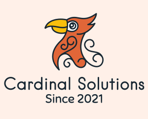 Fancy Red Cardinal logo