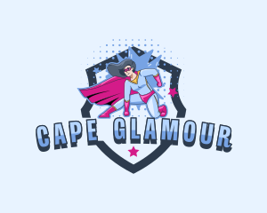 Superhero Mom Woman logo