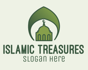 Green Islamic Mosque  logo