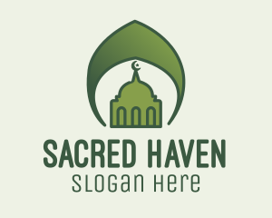 Green Islamic Mosque  logo