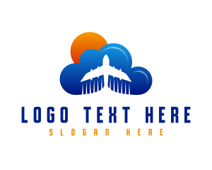 Cloud Airplane Tourism logo