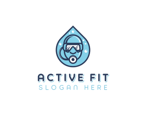 Snorkeling Fitness Sportswear logo design