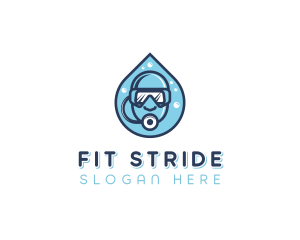 Snorkeling Fitness Sportswear logo design