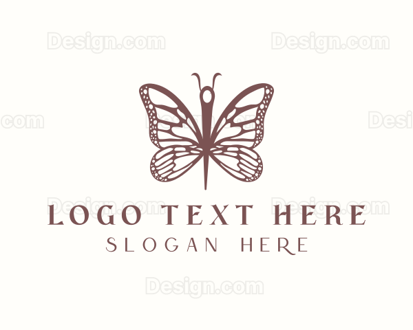 Butterfly Sewing Needle Logo